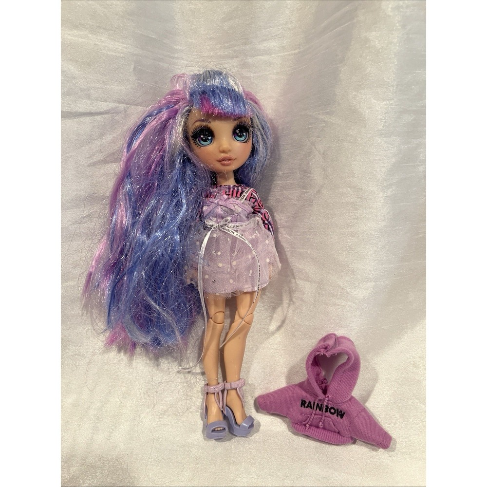 MGA 2019- Rainbow High Violet Willow 11" Fashion Doll‎ + Sweater